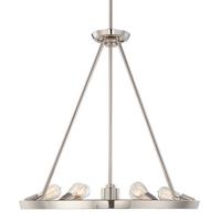 QZ/THEATERROW6IS 6 Light Imperial Silver Hanging Pendant