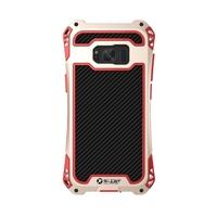 R-JUST AMIRA Series Metal Tri-proof Phone Case 360 Degree Full Protect Back Cover Protective Shell High Quality with Tempered Glass Screen Protector f