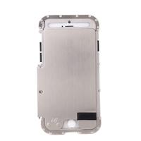 R-JUST Durable Protective Case Shell Flip Cover Stainless Steel Metal for iPhone 6 4.7\