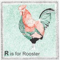 R is for Rooster By Clare Halifax