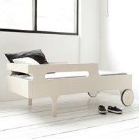 R DESIGNER TODDLER BED in Whitewash Finish