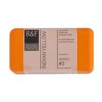 R & F 40ml (small cake) Encaustic (Wax Paint) Indian Yellow (113A)