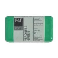 R & F 40ml (small cake) Encaustic (Wax Paint) Veronese Green (1132)