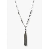 R -FACET RHO Y TASSEL ROPE NECKLACE