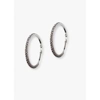 R-MINI DIAMANTE HOOP EARRINGS