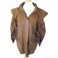 R M Williams Size: Small (39 100cm chest) Rustic Brown Casual/Country Treated Cotton Short Jacket