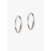 R-THIN SPARKLE HOOP EARRING