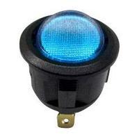 R13-112I B/W, Round Rocker Switc...