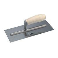 R198S Plasterers Finishing Trowel Stainless Steel Wooden Handle 11 x 4.3/4in
