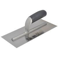 R318S Plasterers Finishing Trowel Stainless Steel Grey Handle 11 x 4.3/4in