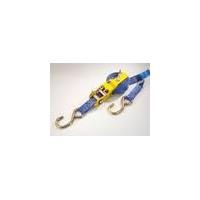 Ratchet lashing strap, with strap storage, 12 mm strap width