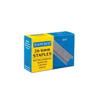 RAPESCO STAPLES 6MM 26/6 PK5000 NO26/6