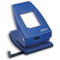 rapesco 835 2 hole metal punch 40 sheets blue