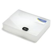 rapesco walletbox file a4 40mm capacity clear