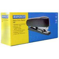 rapesco 747 personal heavy duty stapler black