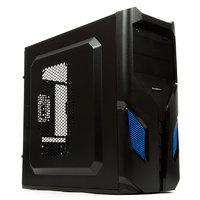 Raidmax EXO ATX-108BU Black/Blue Steel / Plastic ATX Mid Tower Computer Case