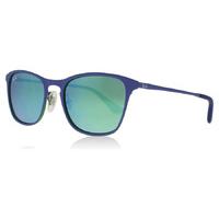 Ray-Ban Junior 9539S Sunglasses Rubber Green/Blue 255/3R 48mm