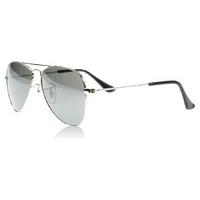 ray ban junior 9506 sunglasses shiny silver 2126g