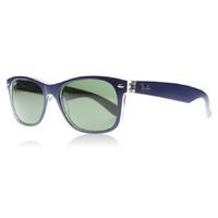 Ray-Ban 2132 Wayfarer Sunglasses Matte Blue Military Green 6188