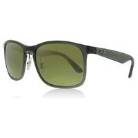 ray ban 4264 sunglasses shiny grey 8766o polariserade 58mm