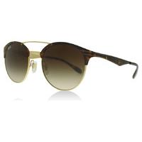ray ban 3545 sunglasses gold havana 900813 51mm