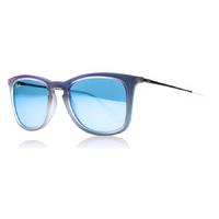 Ray-Ban 4221 Sunglasses Shot Blue Rubber 617055