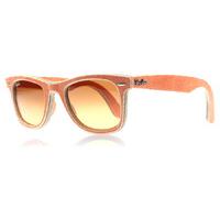 Ray-Ban 2140 Wayfarer Sunglasses Jeans Orange 11653C