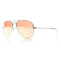 Ray-Ban 3025 Aviator Sunglasses Silver 019/Z2 55