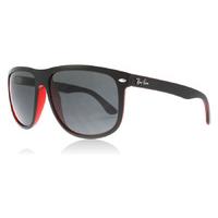 Ray-Ban 4147 Sunglasses Matte Black Red 617187