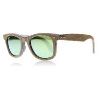 Ray-Ban 2140 Sunglasses Osaka Brown / Grey 11912X 50mm