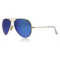 Ray-Ban 3025 Aviator Sunglasses Matte Gold 112/17 58mm