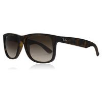 Ray-Ban 4165 Justin Sunglasses Rubber Light Havana 710/13 54mm