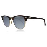 Ray-Ban 3016 Clubmaster Sunglasses Tortoise and Gold 114530