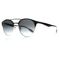 ray ban 3545 sunglasses top black on silver 900411 51mm