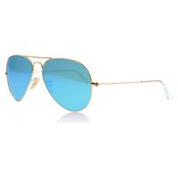 Ray-Ban 3025 Aviator Sunglasses Gold 112/4L Polariserade 58mm