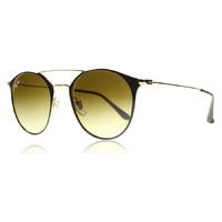 Ray-Ban 3546 Sunglasses Gold Top Brown 900985 49mm