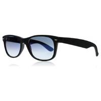 Ray-Ban 2132 Sunglasses Black Suede 62423F 55