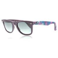 ray ban rb2140 sunglasses matte violet 606471 50mm