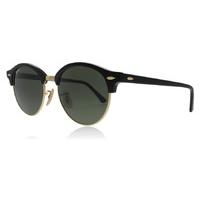 ray ban 4246 clubround sunglasses black 901 51mm