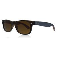 Ray-Ban 2132 Wayfarer Sunglasses Havana Blue Brown 6179