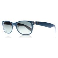 ray ban 2132 wayfarer sunglasses blue 619171