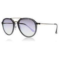 ray ban 4253 sunglasses gold crystal grey 62377x