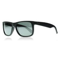 ray ban 4165 justin sunglasses black 6228g 55mm