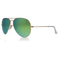 Ray-Ban 3025 Aviator Sunglasses Matte Gold 112/19