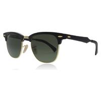 ray ban 3507 clubmaster aluminum sunglasses black 136n5 polariserade 4 ...