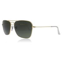 Ray-Ban Caravan Sunglasses Gold 001 Small 55mm