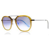 Ray-Ban 4273 Sunglasses Shiny Transparent Brown 62588B 52mm