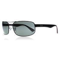 Ray-Ban Rb 3445 - Black Sunglasses Matte Black 006/P2 Polariserade 61mm