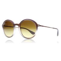 ray ban 4222 lily sunglasses brown shot on black 622413