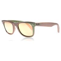 Ray-Ban 2140 Wayfarer Sunglasses Venus Metallic Green 6109Z2